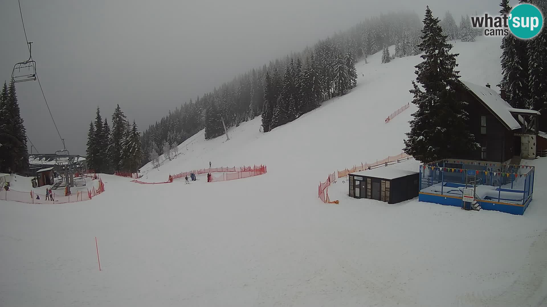 Webcam en direct de la station de ski de GOLTE – vue sur Medvedjak – Slovénie