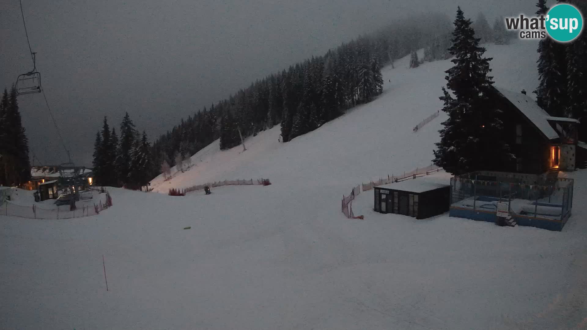 Webcam en direct de la station de ski de GOLTE – vue sur Medvedjak – Slovénie