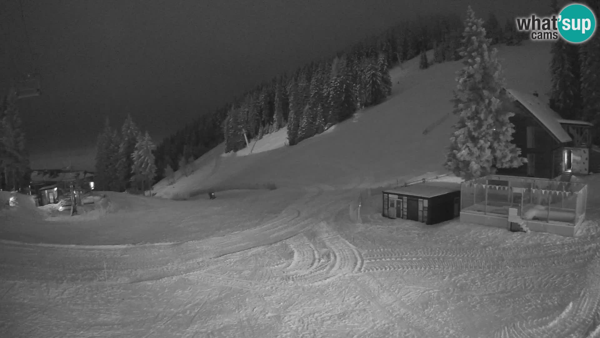 GOLTE Ski resort live webcam – view to Medvedjak – Slovenia