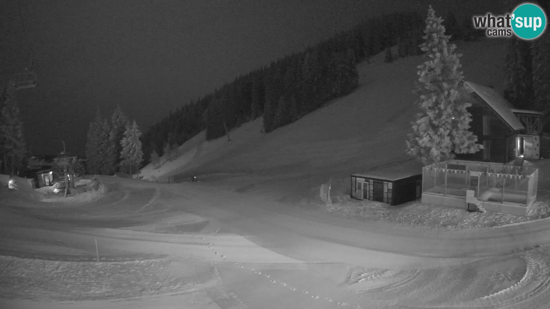 Cámara web en vivo de la estación de esquí GOLTE – vista a Medvedjak – Eslovenia