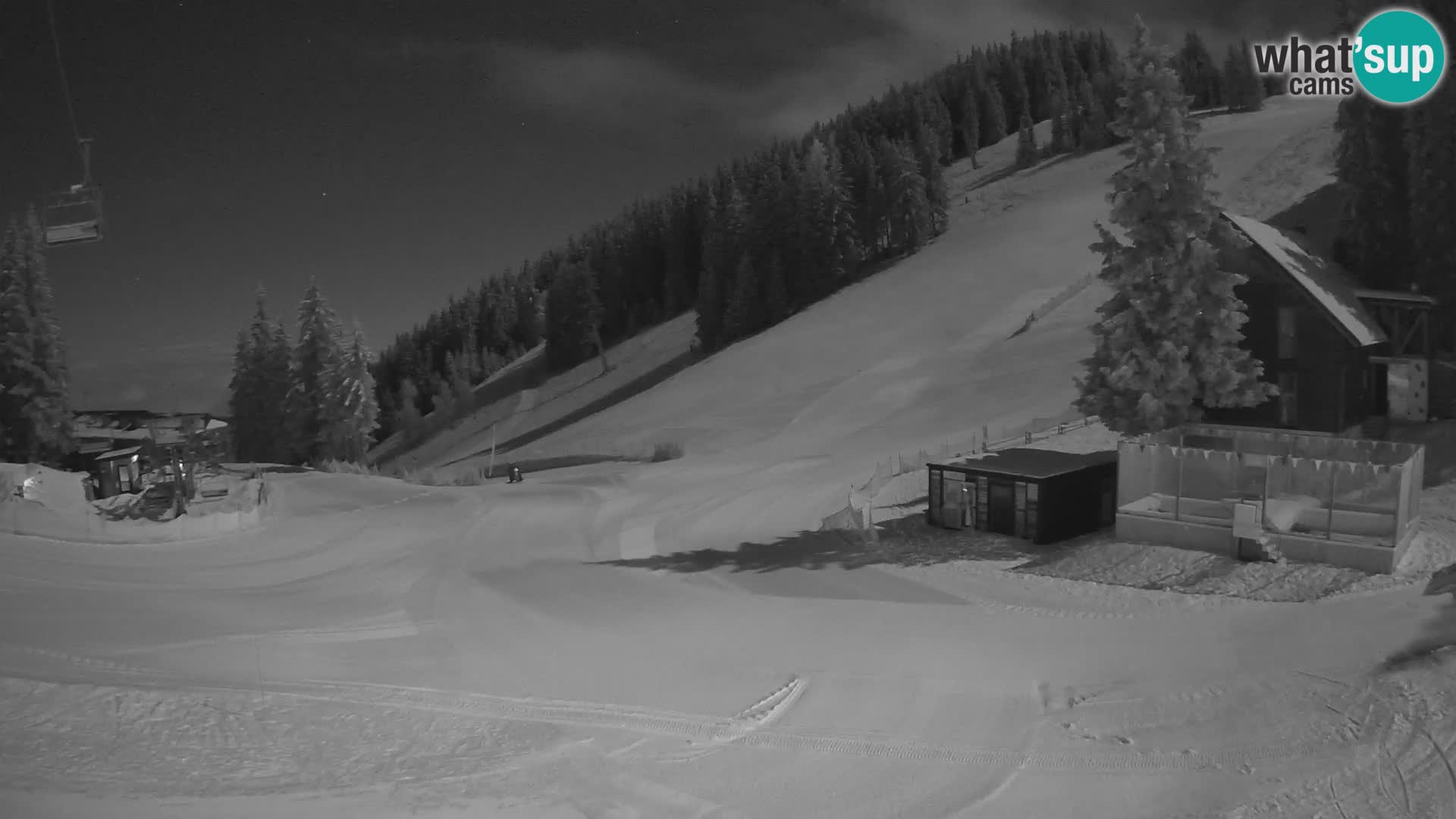 Webcam en direct de la station de ski de GOLTE – vue sur Medvedjak – Slovénie