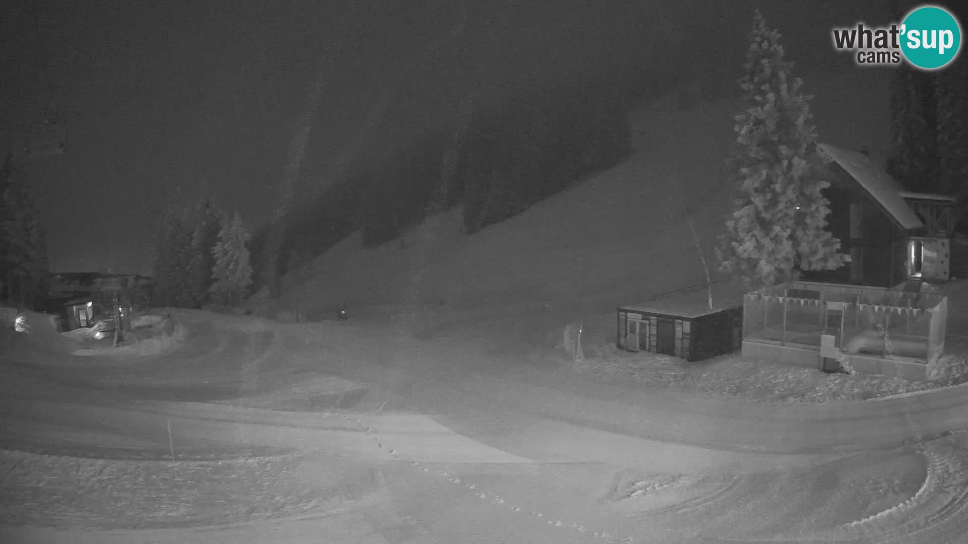 Cámara web en vivo de la estación de esquí GOLTE – vista a Medvedjak – Eslovenia