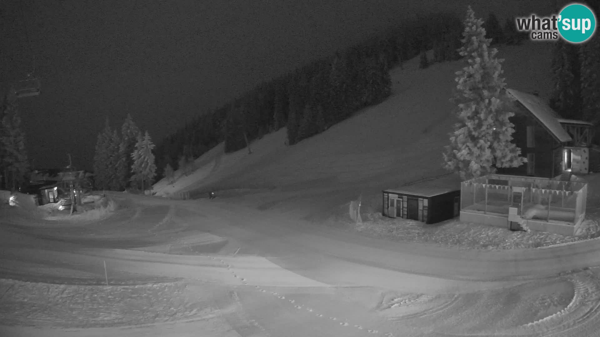 Webcam en direct de la station de ski de GOLTE – vue sur Medvedjak – Slovénie