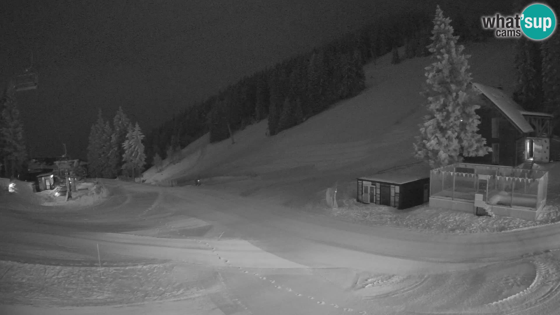 Webcam en direct de la station de ski de GOLTE – vue sur Medvedjak – Slovénie