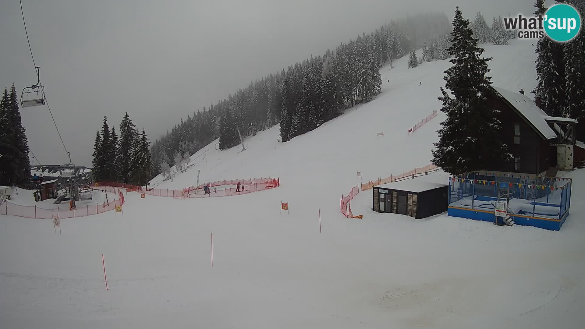 GOLTE Skigebiet webcam – Schöne Aussicht auf Medvedjak – Slowenien