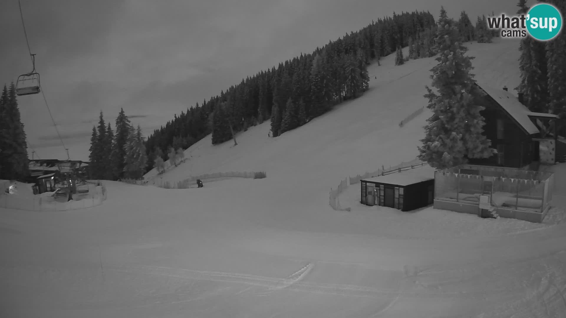 GOLTE skijalište web kamera – pogled na Medvedjak – Slovenija