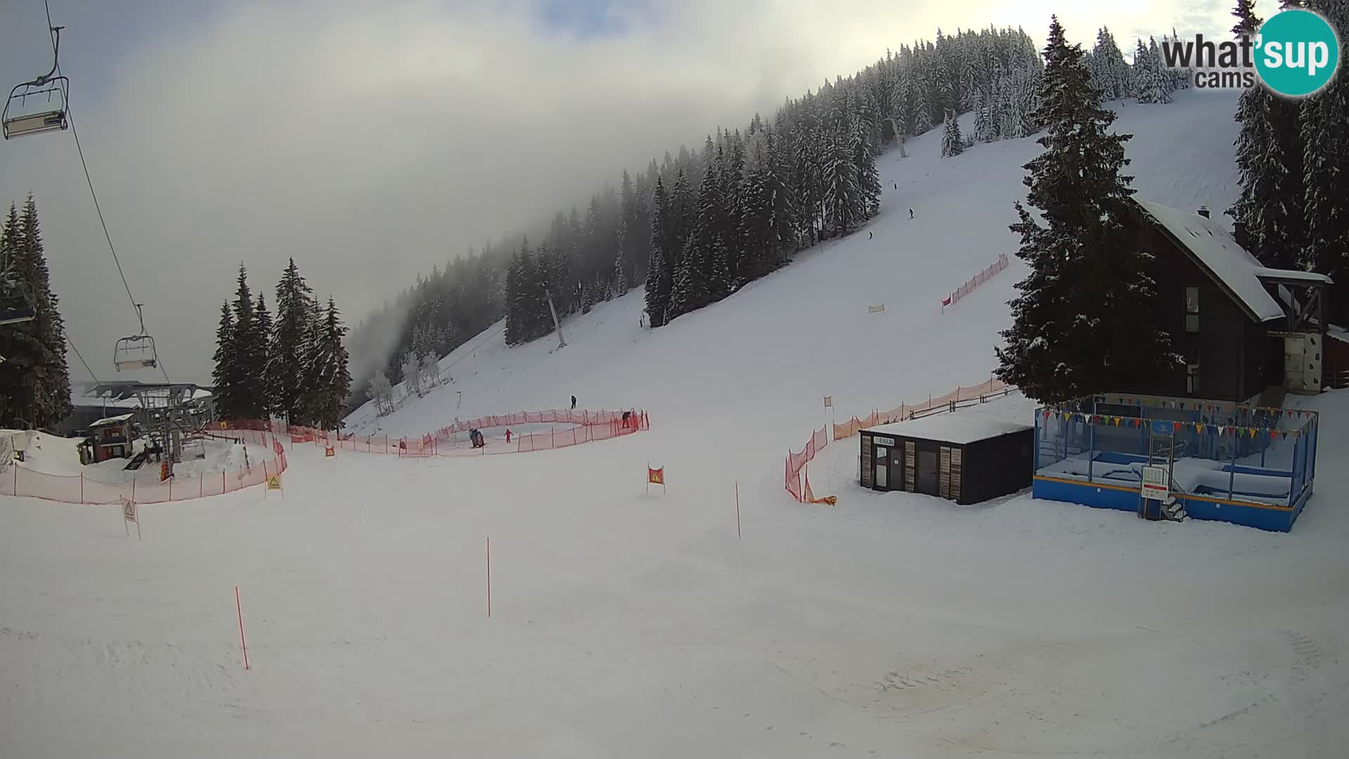 GOLTE skijalište web kamera – pogled na Medvedjak – Slovenija