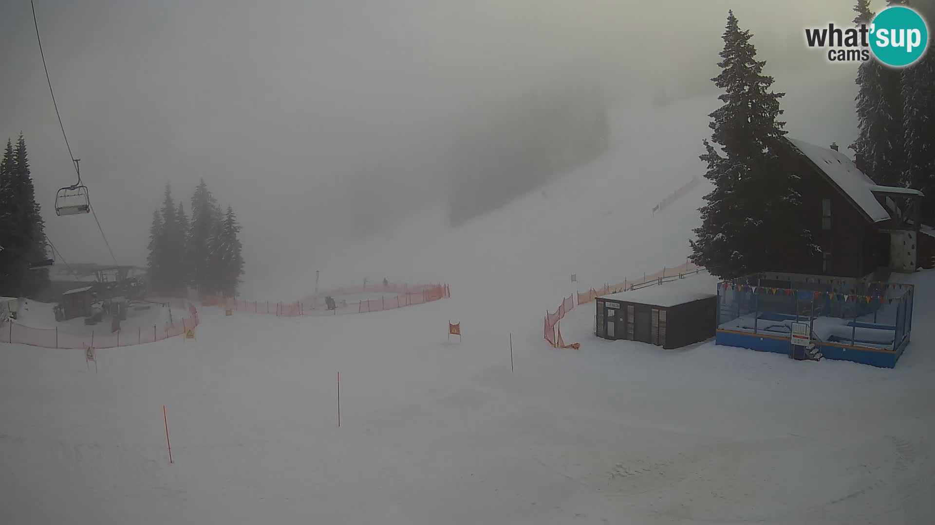 Webcam en direct de la station de ski de GOLTE – vue sur Medvedjak – Slovénie