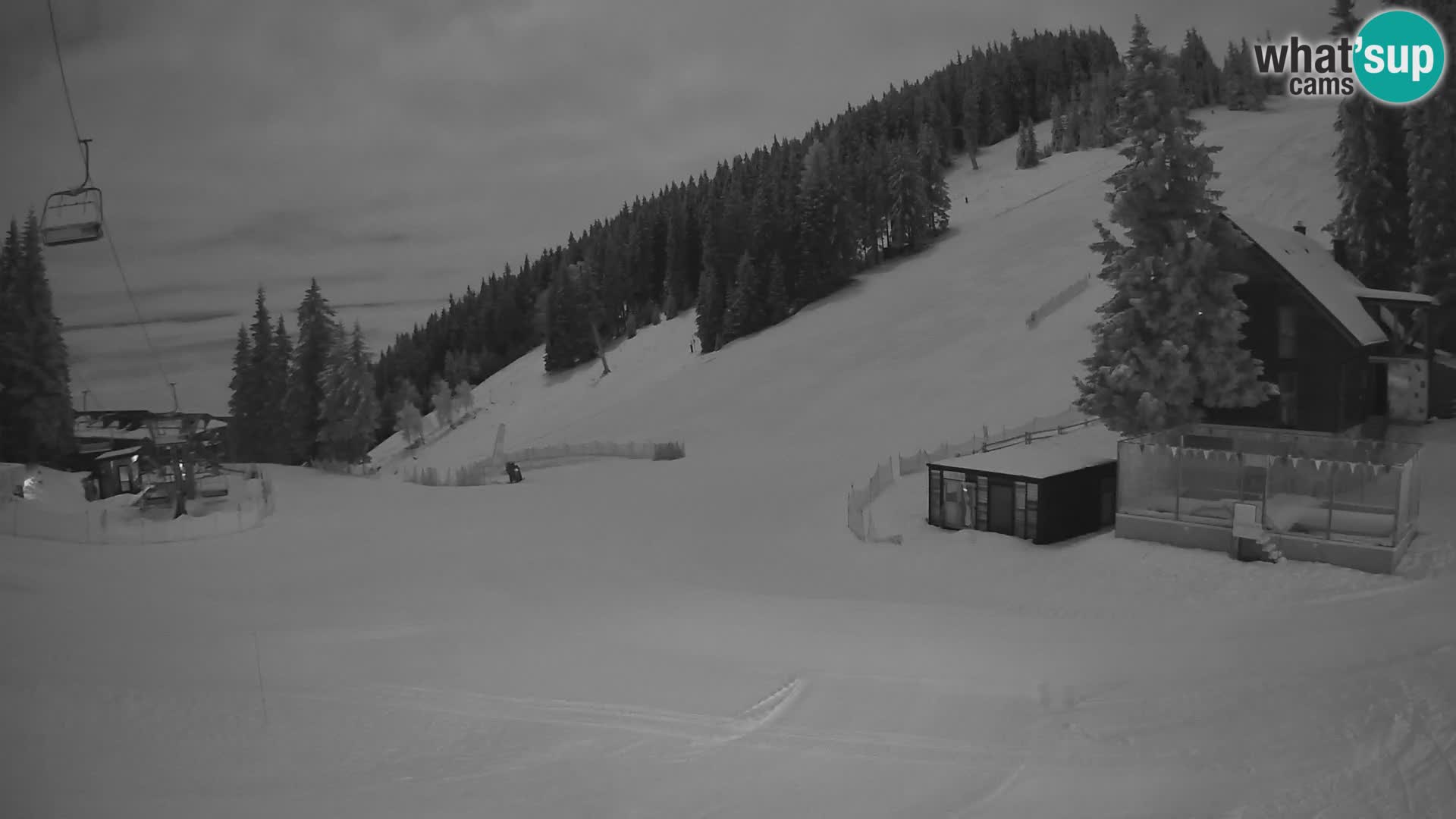 GOLTE skijalište web kamera – pogled na Medvedjak – Slovenija