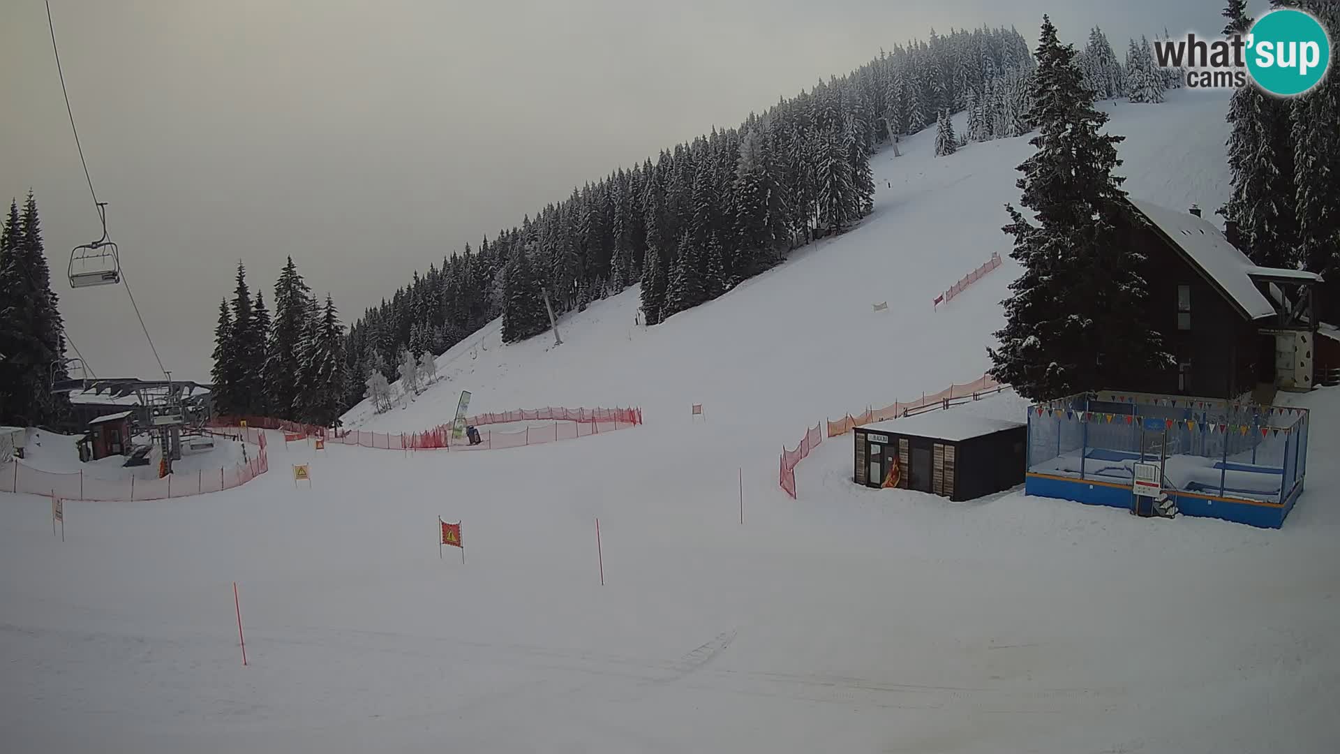 Webcam en direct de la station de ski de GOLTE – vue sur Medvedjak – Slovénie