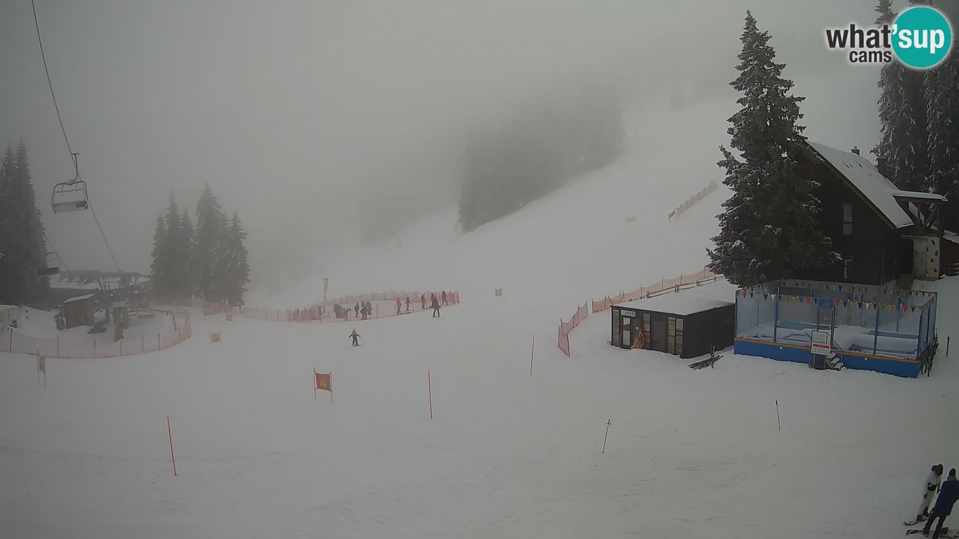 Webcam en direct de la station de ski de GOLTE – vue sur Medvedjak – Slovénie