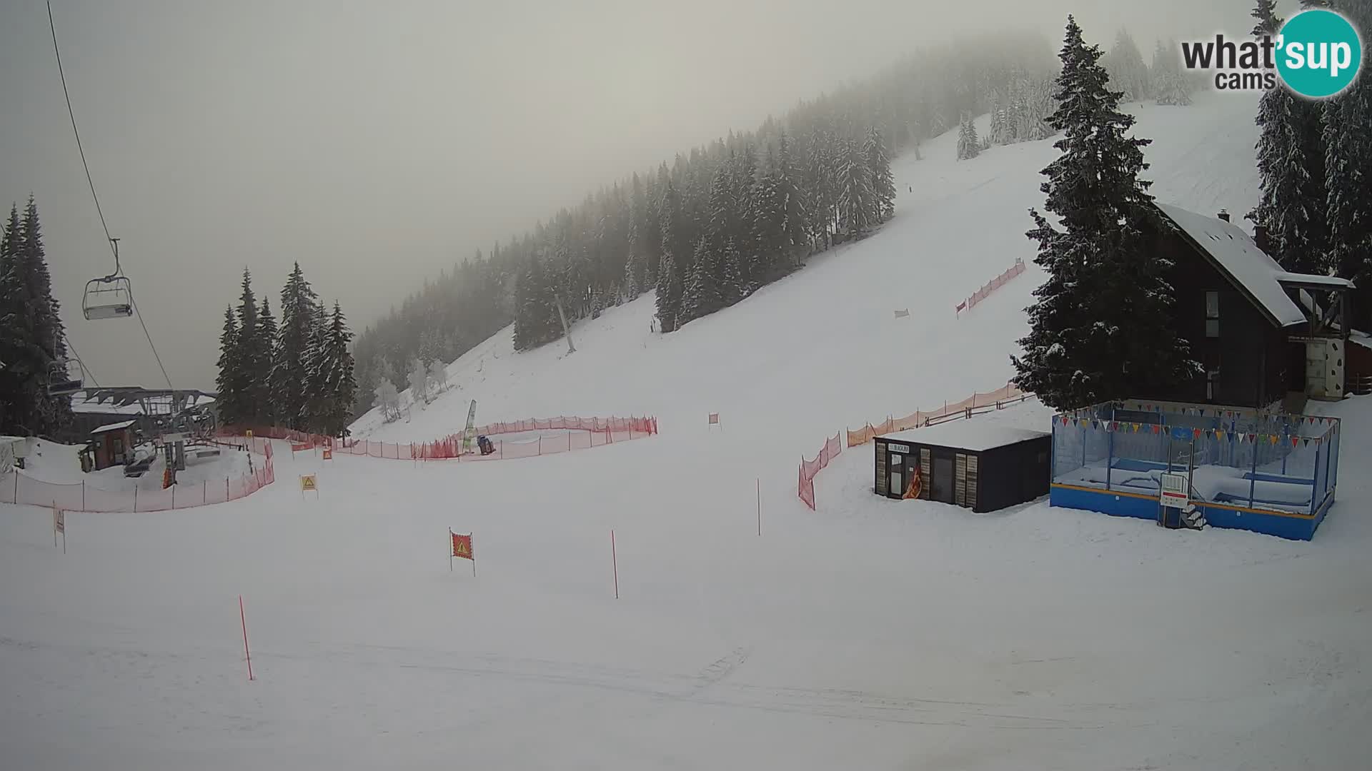 GOLTE Ski resort live webcam – view to Medvedjak – Slovenia