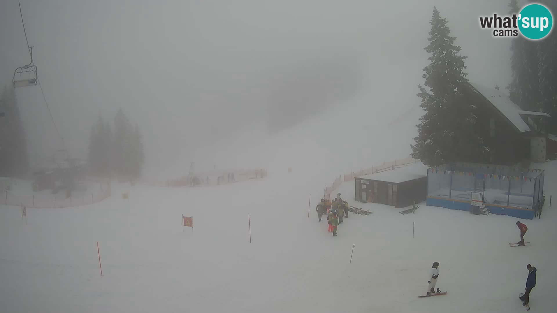 Webcam en direct de la station de ski de GOLTE – vue sur Medvedjak – Slovénie