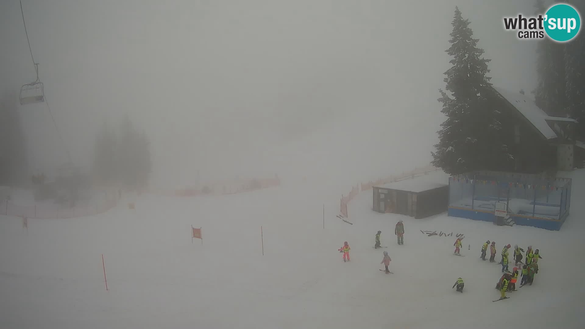 GOLTE skijalište web kamera – pogled na Medvedjak – Slovenija