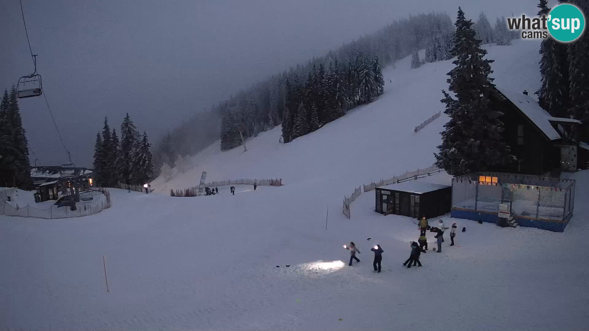 Webcam en direct de la station de ski de GOLTE – vue sur Medvedjak – Slovénie