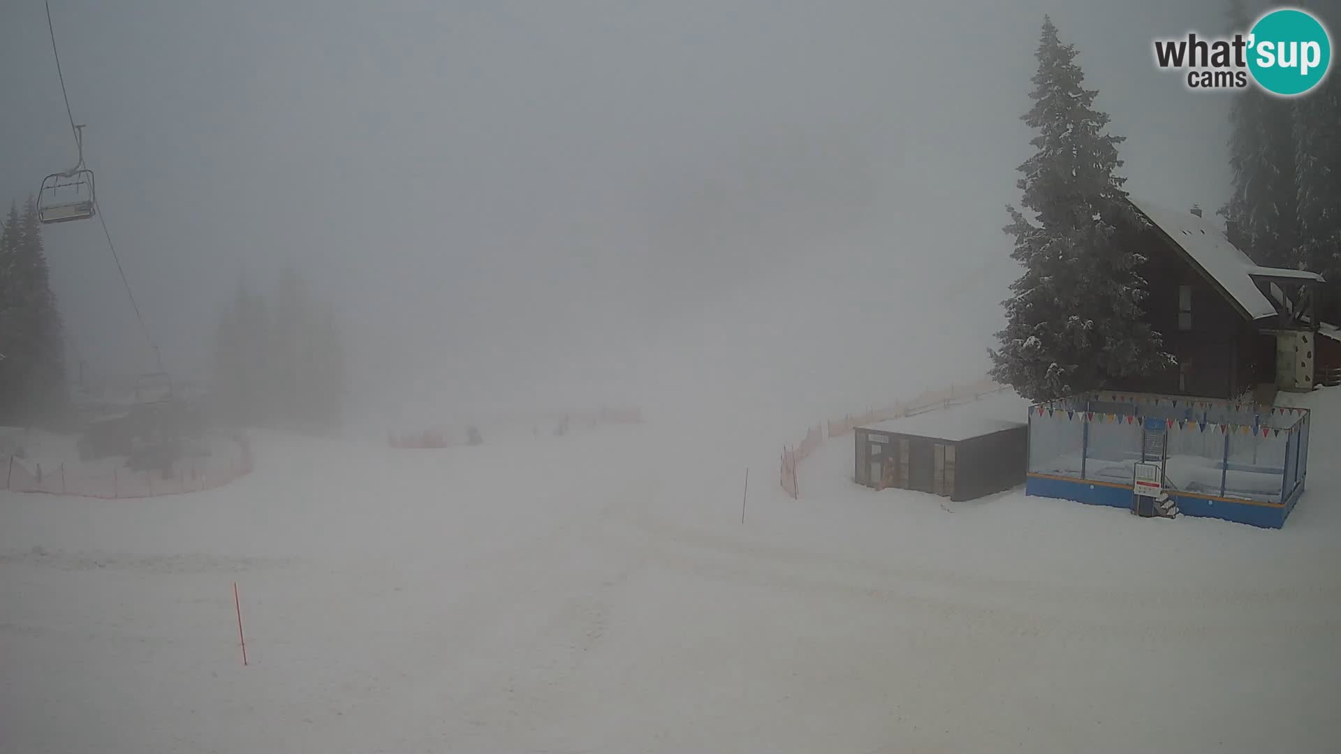 GOLTE Ski resort live webcam – view to Medvedjak – Slovenia