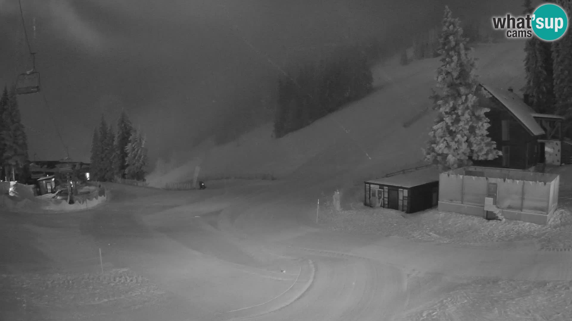 GOLTE Ski resort live webcam – view to Medvedjak – Slovenia