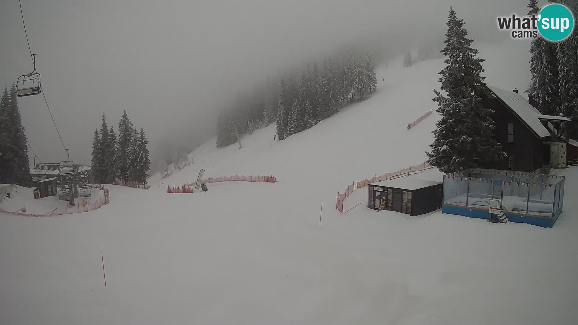 GOLTE Ski resort live webcam – view to Medvedjak – Slovenia