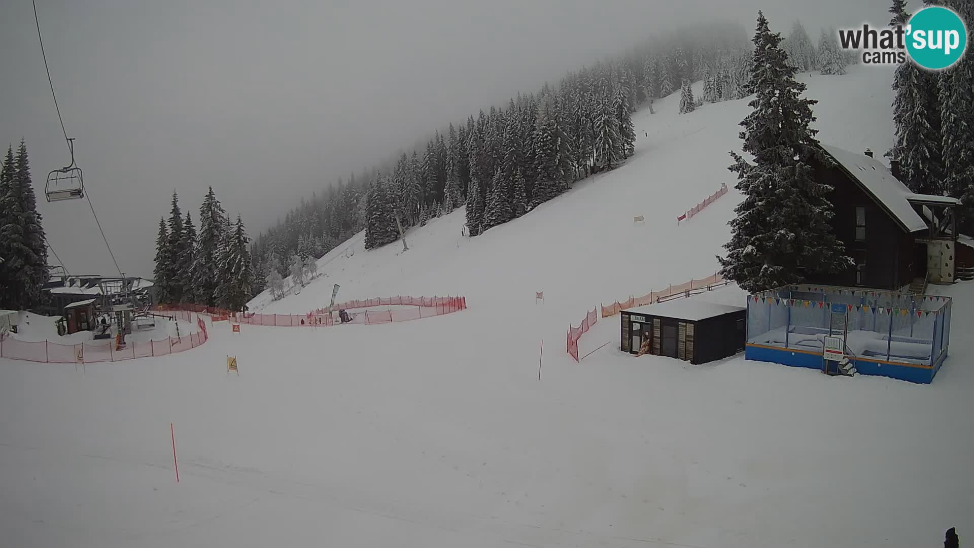Webcam en direct de la station de ski de GOLTE – vue sur Medvedjak – Slovénie