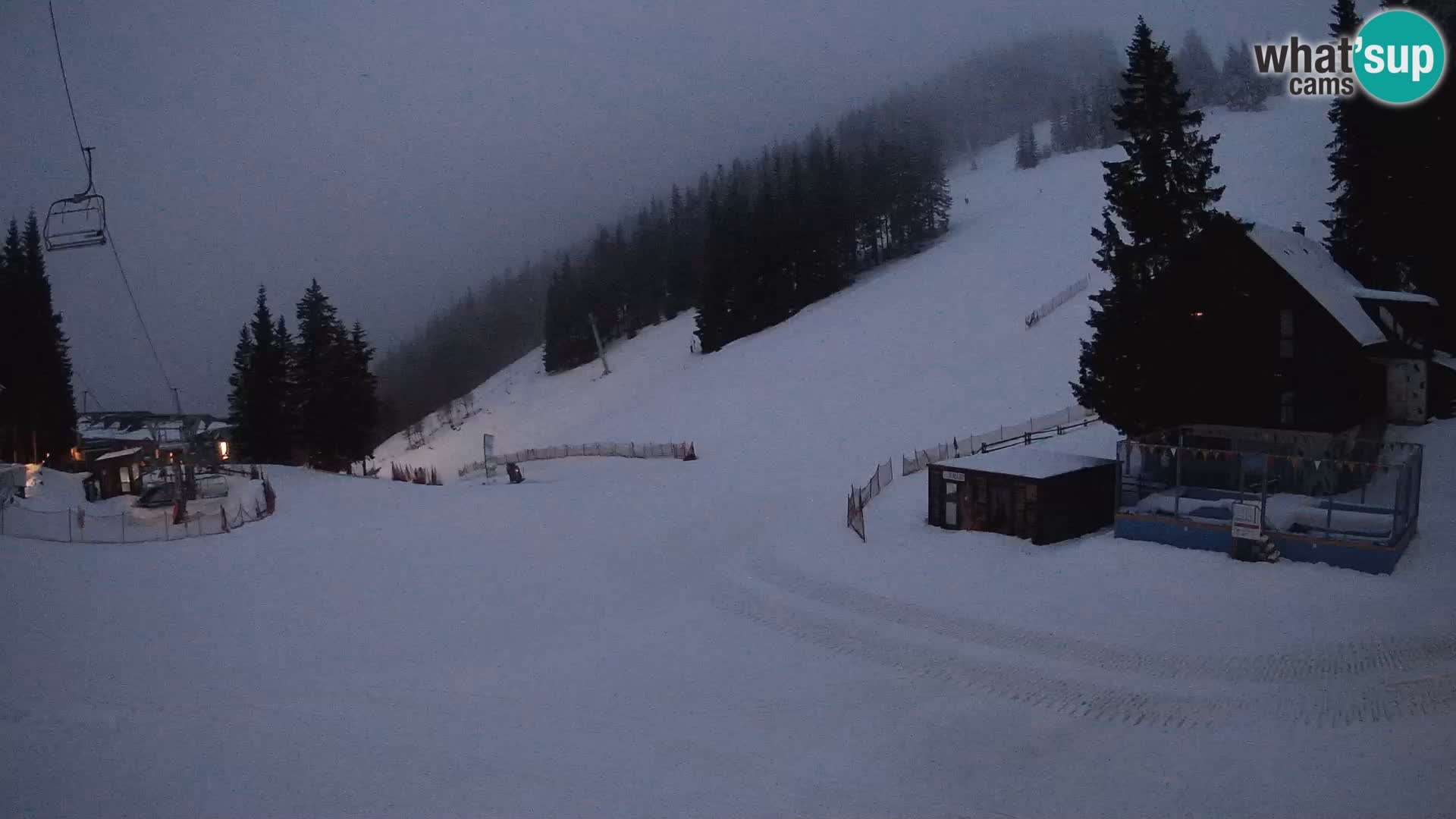 GOLTE Skigebiet webcam – Schöne Aussicht auf Medvedjak – Slowenien