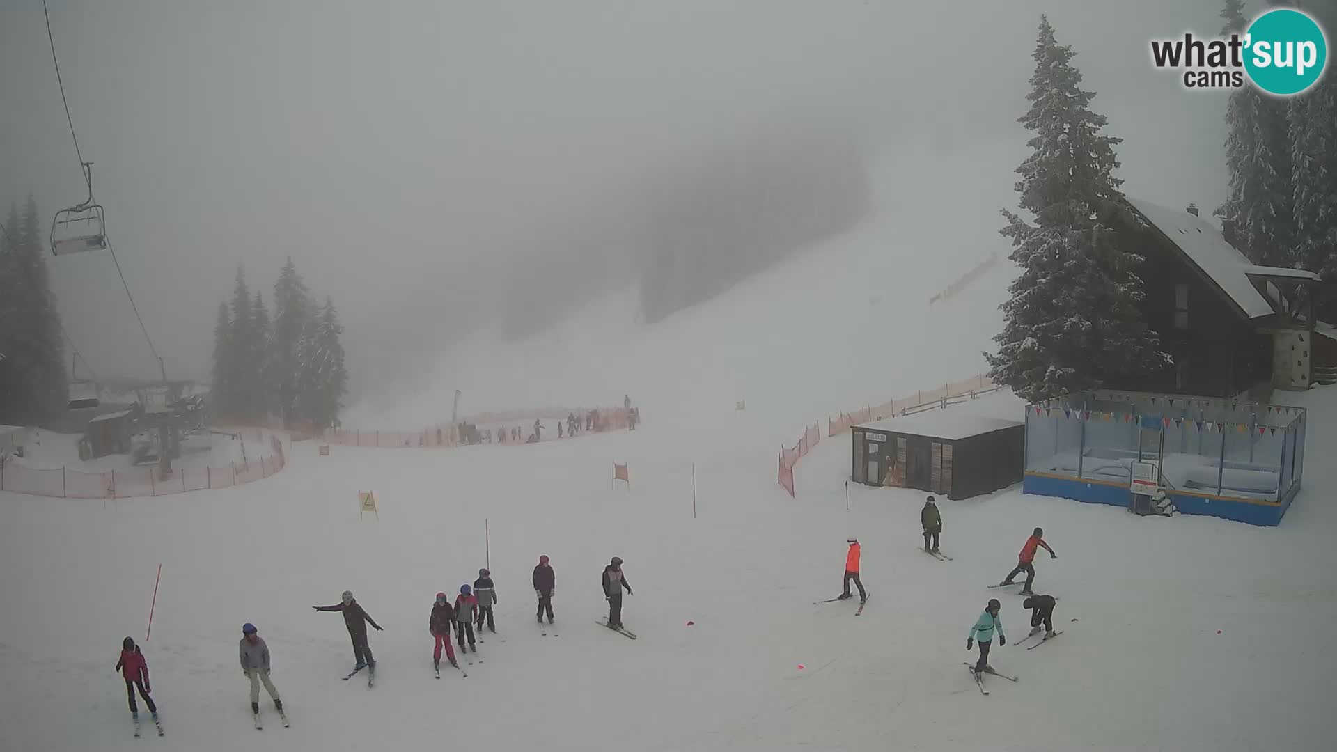 GOLTE Ski resort live webcam – view to Medvedjak – Slovenia