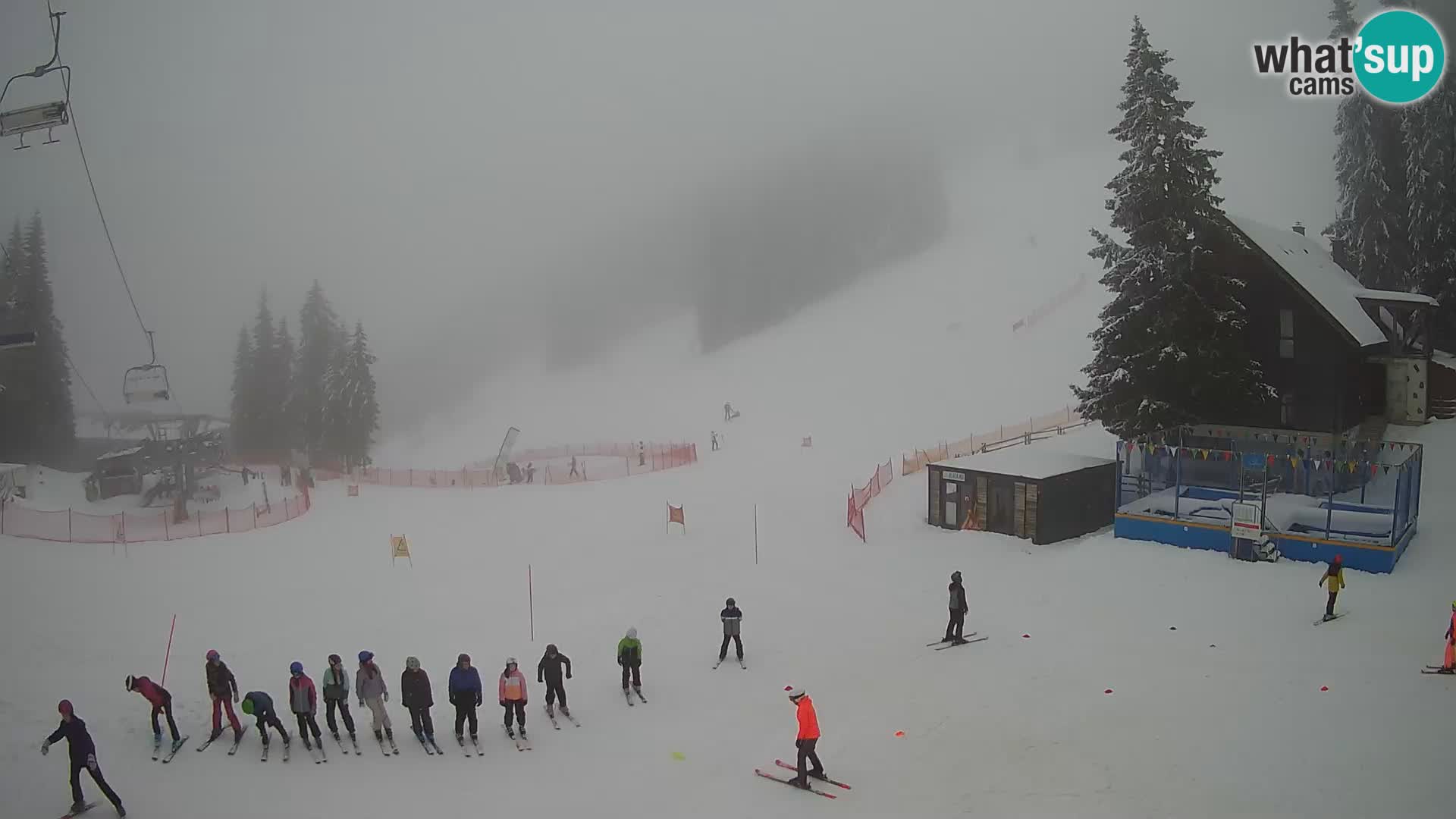 Webcam en direct de la station de ski de GOLTE – vue sur Medvedjak – Slovénie