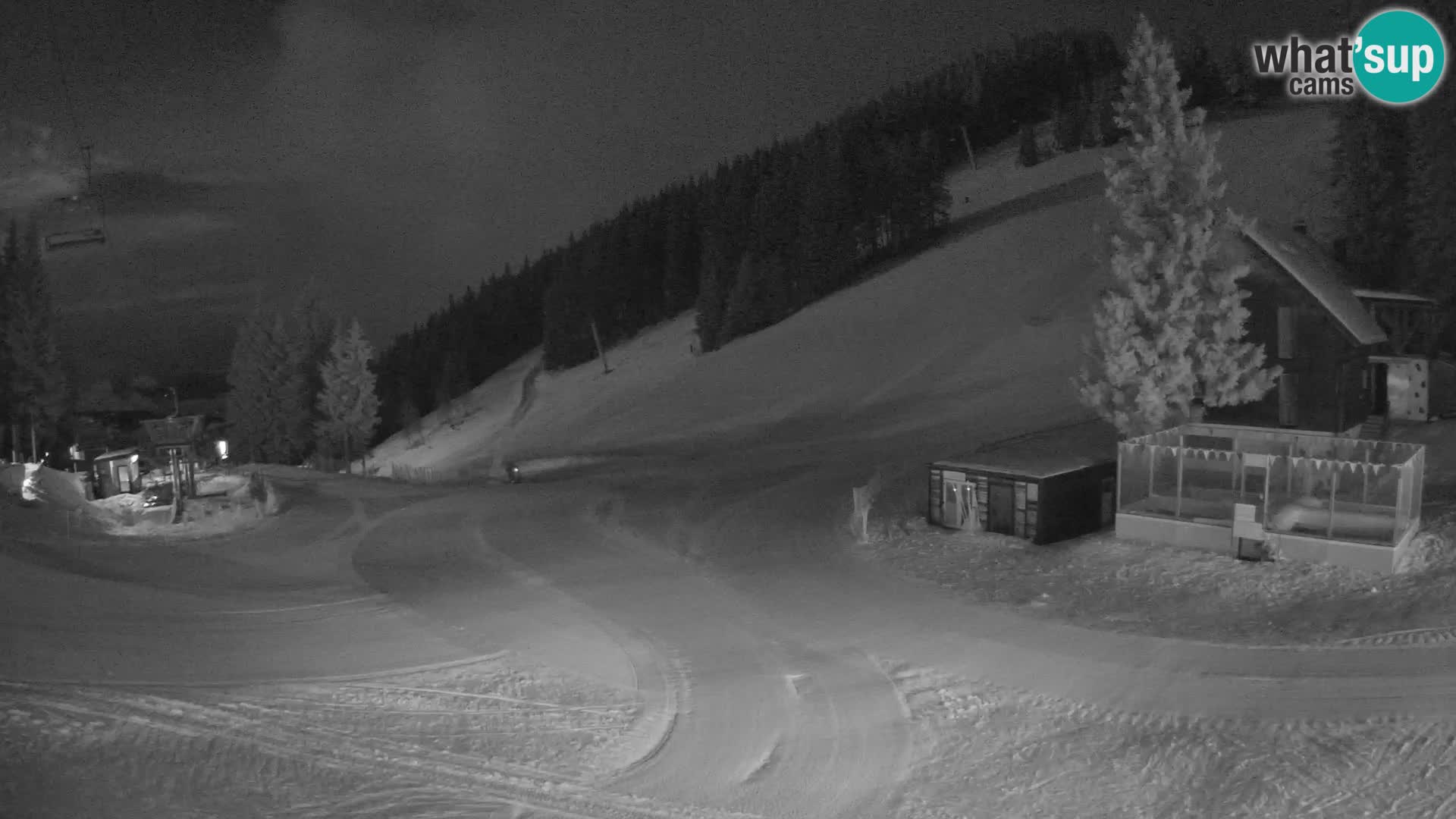 Cámara web en vivo de la estación de esquí GOLTE – vista a Medvedjak – Eslovenia