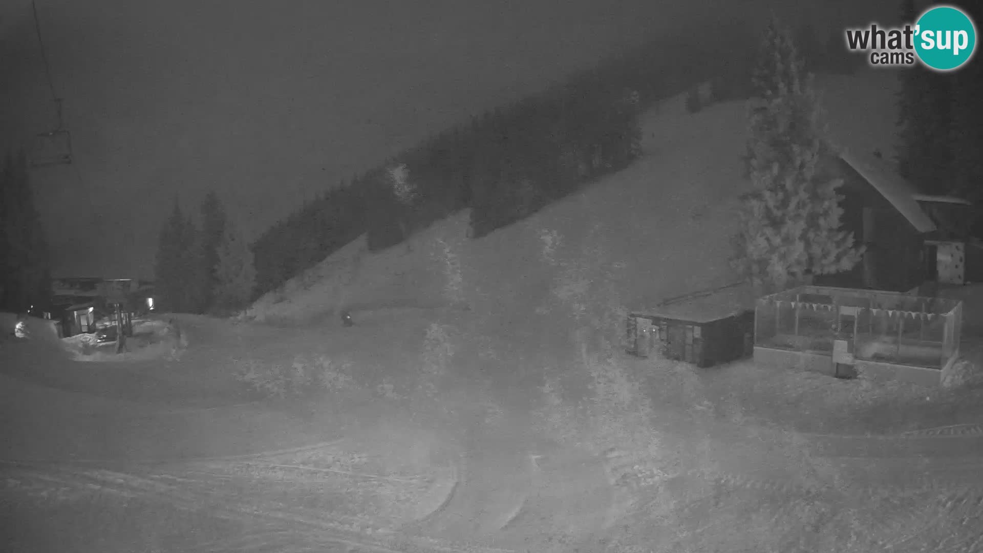 Cámara web en vivo de la estación de esquí GOLTE – vista a Medvedjak – Eslovenia