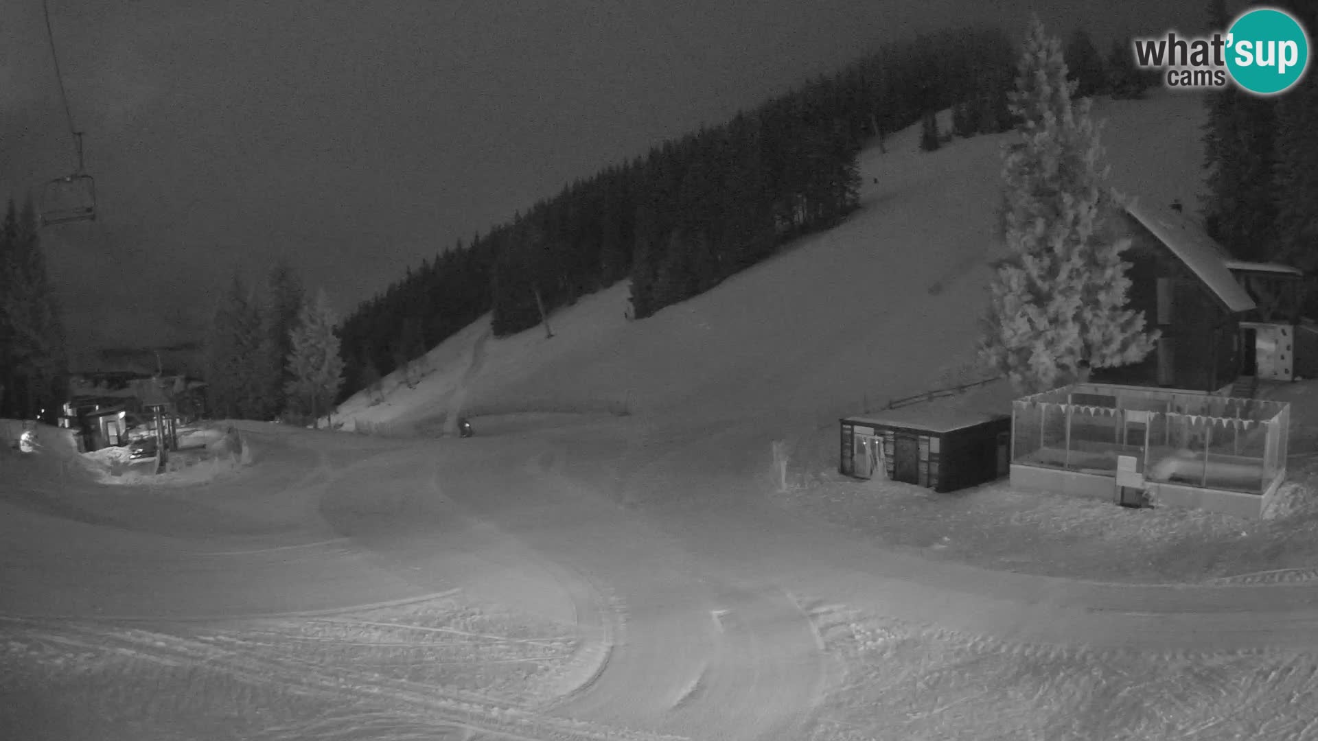 Cámara web en vivo de la estación de esquí GOLTE – vista a Medvedjak – Eslovenia