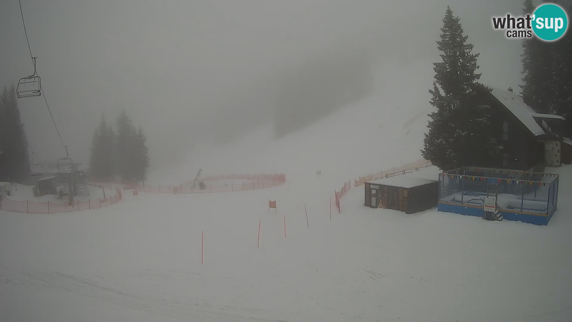 Webcam en direct de la station de ski de GOLTE – vue sur Medvedjak – Slovénie