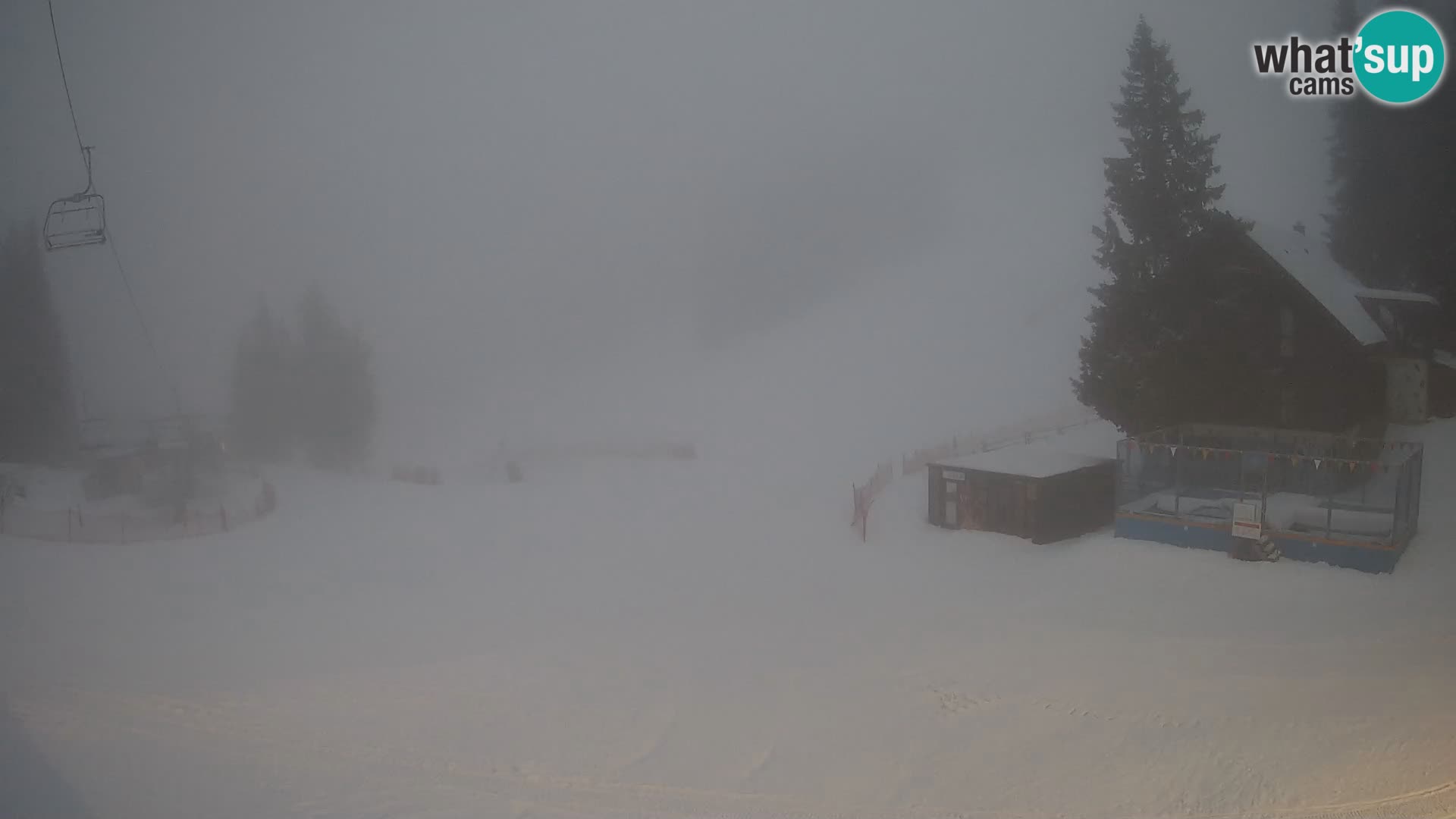 Cámara web en vivo de la estación de esquí GOLTE – vista a Medvedjak – Eslovenia