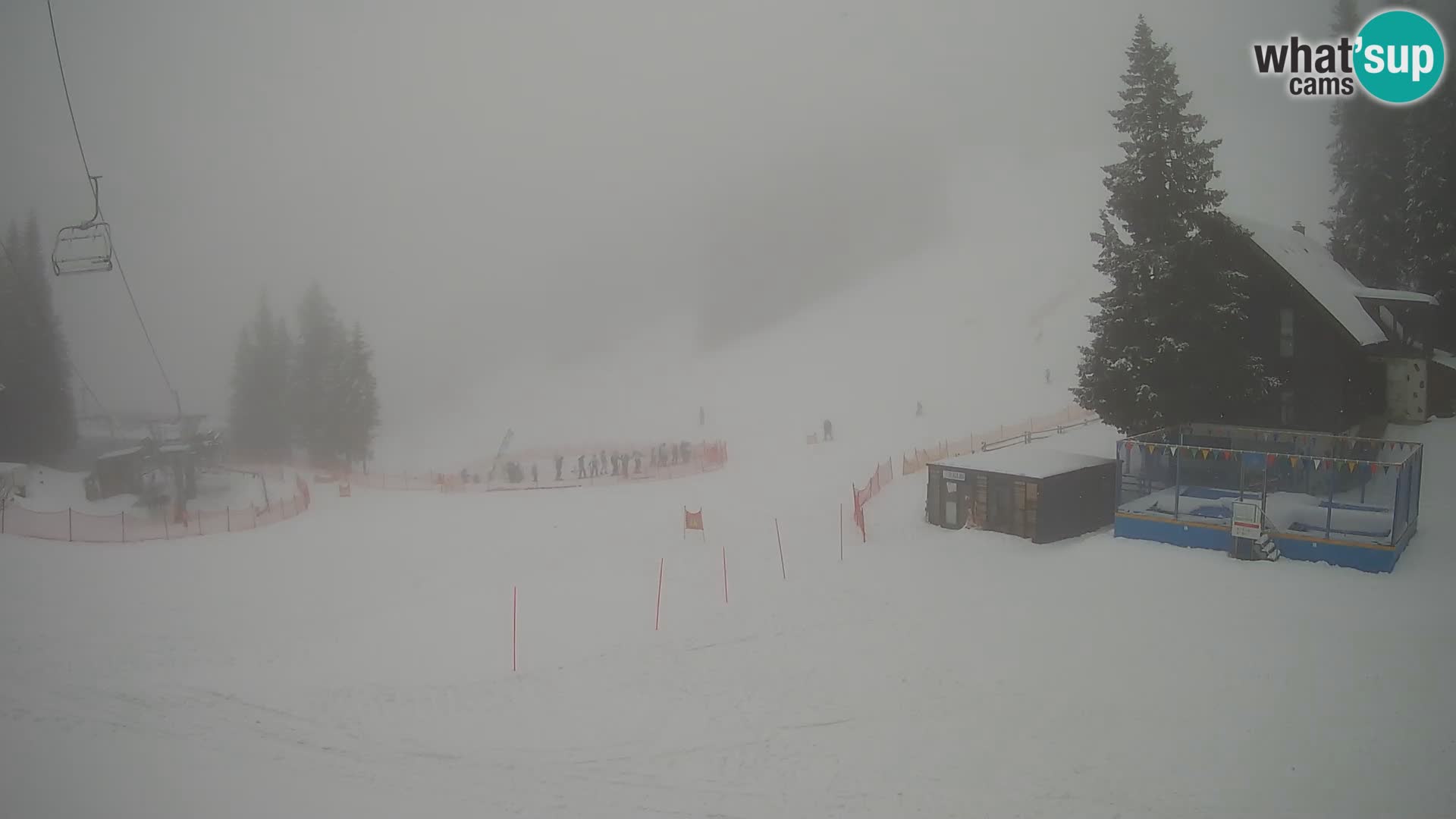 Webcam en direct de la station de ski de GOLTE – vue sur Medvedjak – Slovénie