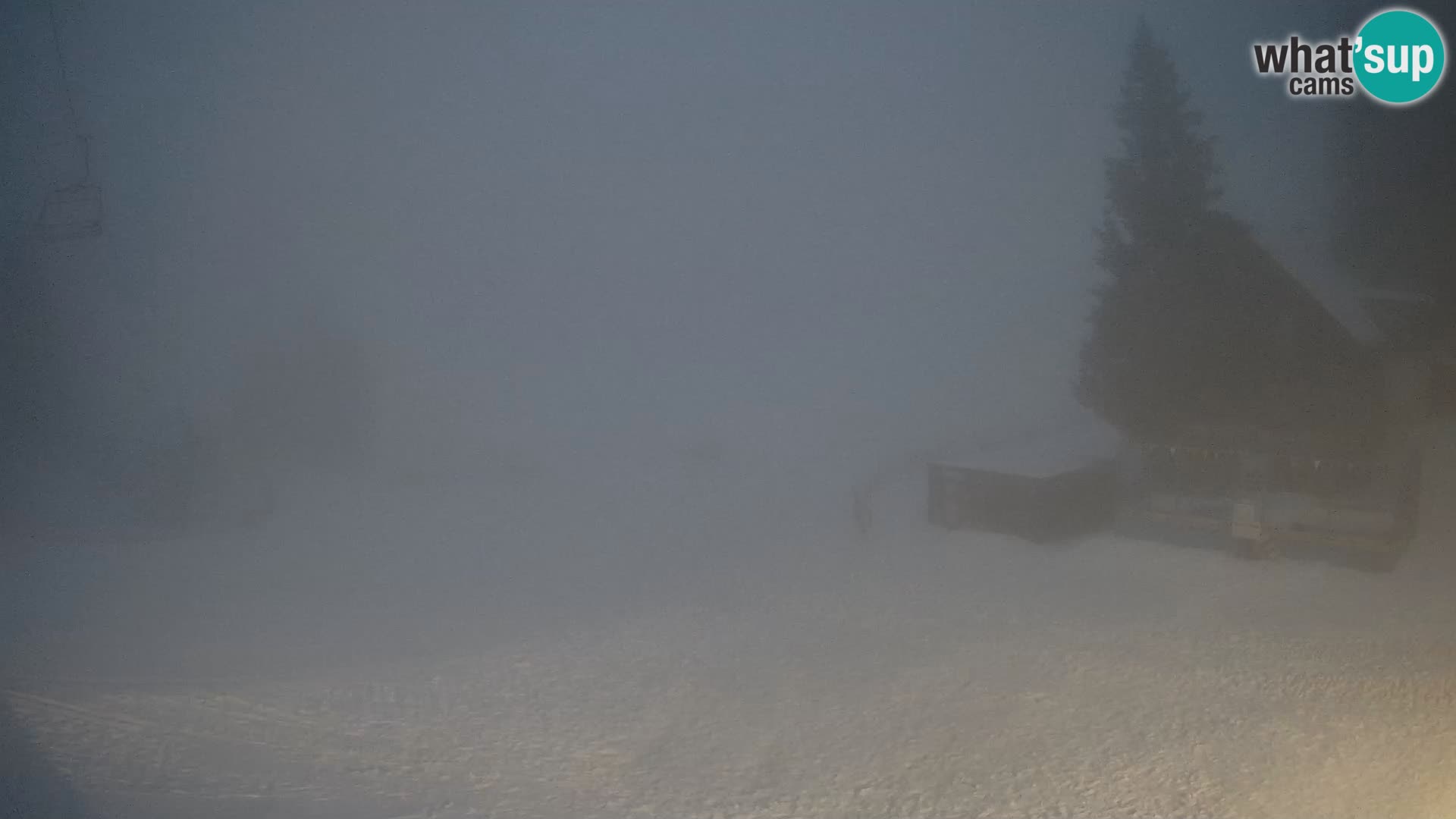 Cámara web en vivo de la estación de esquí GOLTE – vista a Medvedjak – Eslovenia
