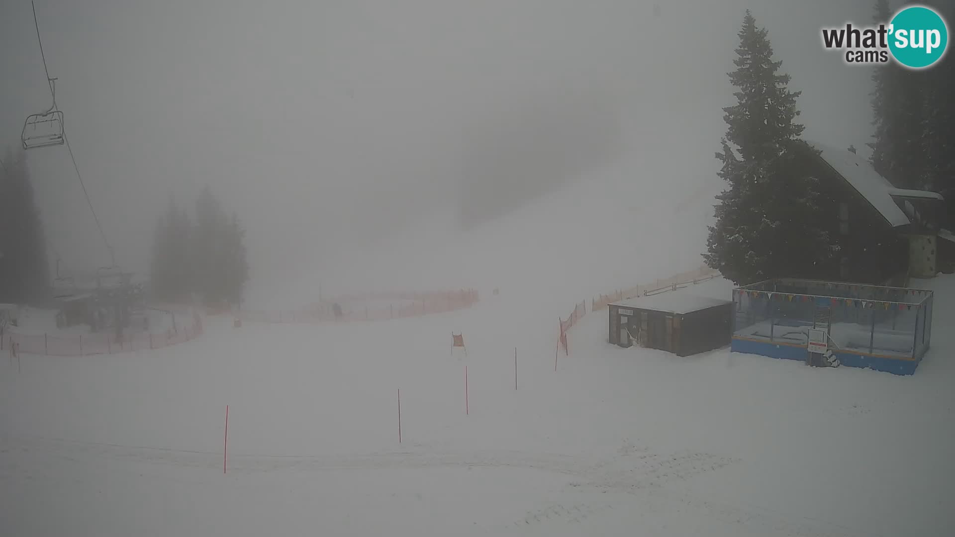 GOLTE Ski resort live webcam – view to Medvedjak – Slovenia