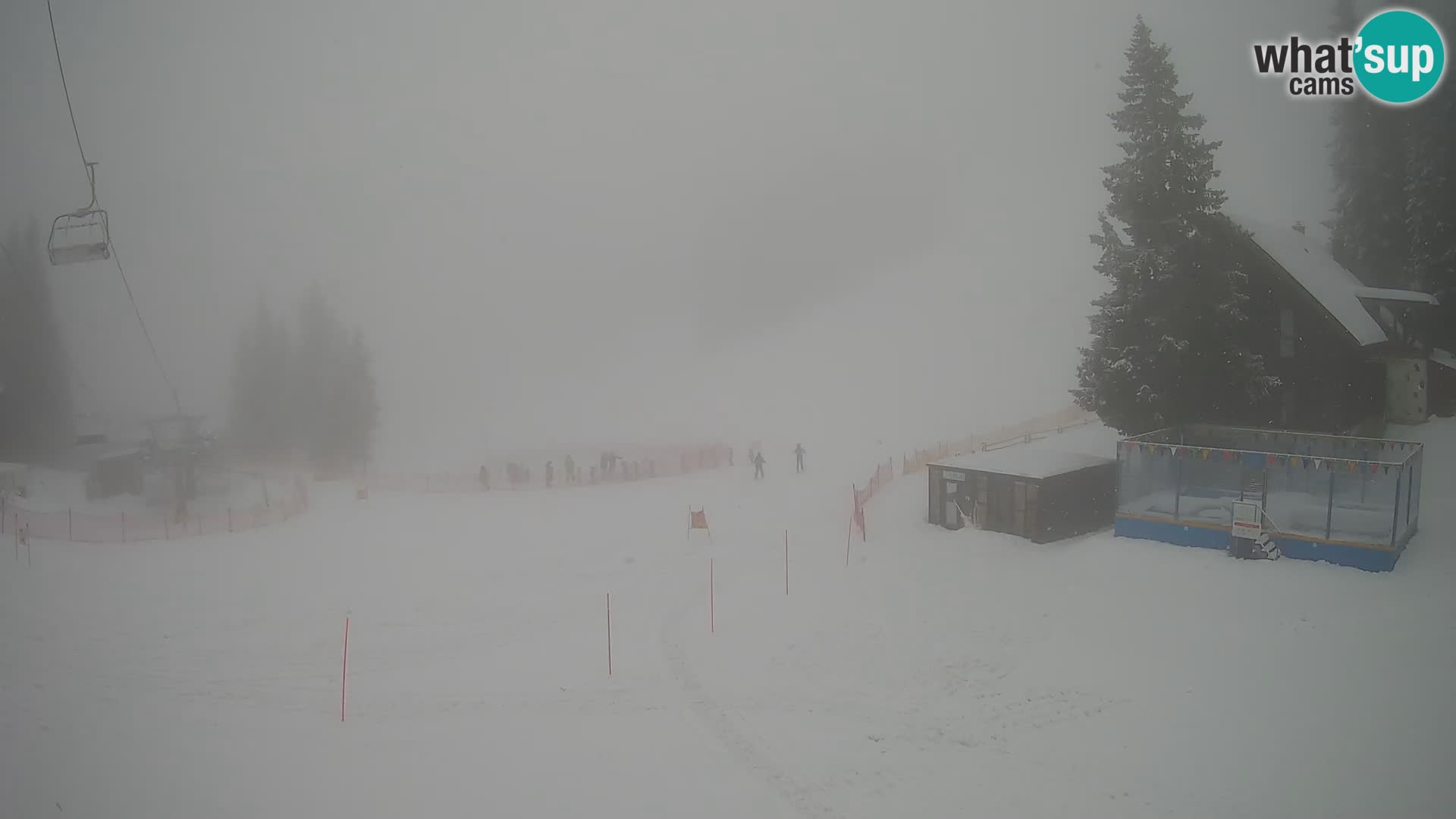 Webcam en direct de la station de ski de GOLTE – vue sur Medvedjak – Slovénie