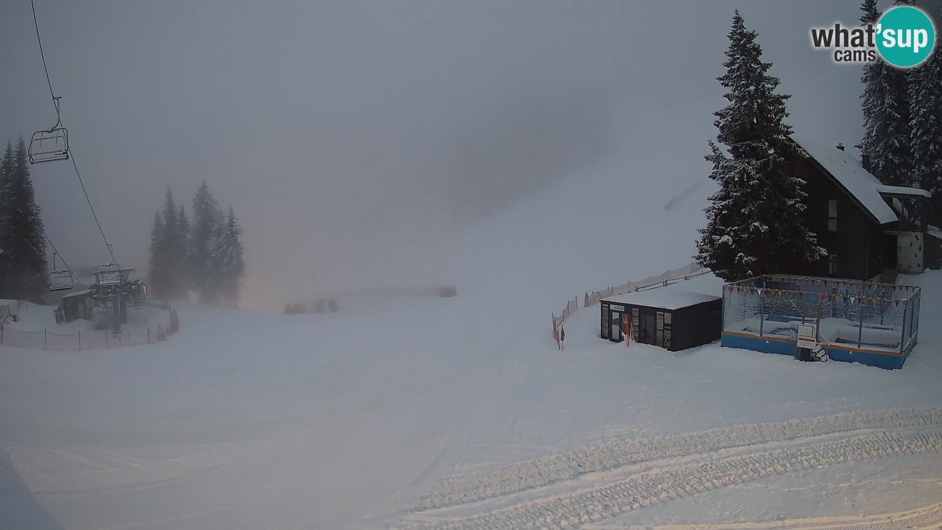 GOLTE Skigebiet webcam – Schöne Aussicht auf Medvedjak – Slowenien