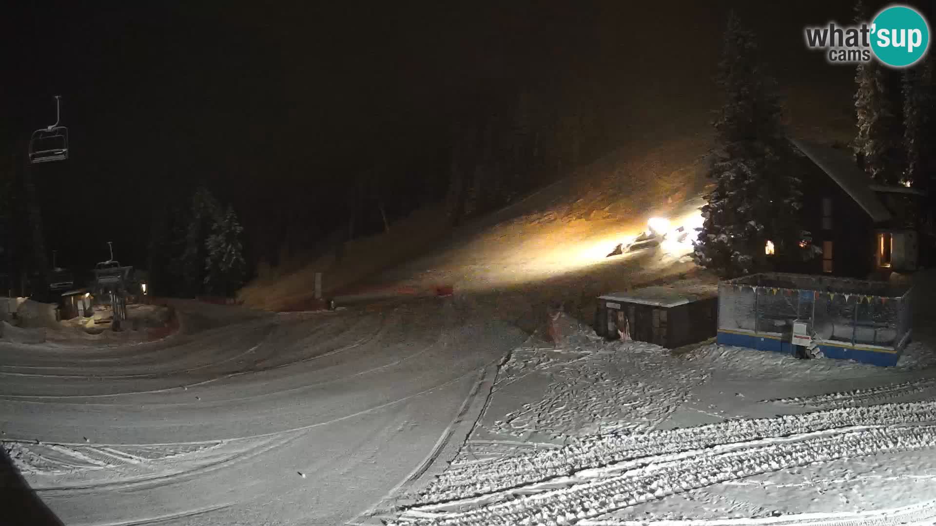 GOLTE Ski resort live webcam – view to Medvedjak – Slovenia