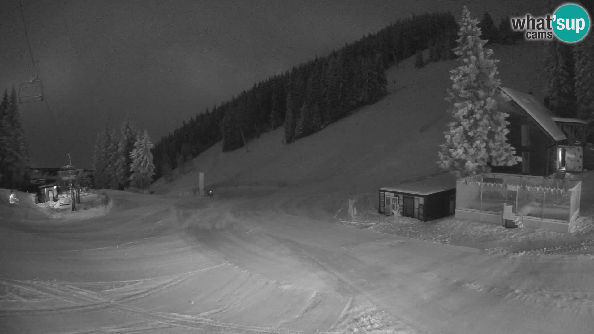 GOLTE Ski resort live webcam – view to Medvedjak – Slovenia