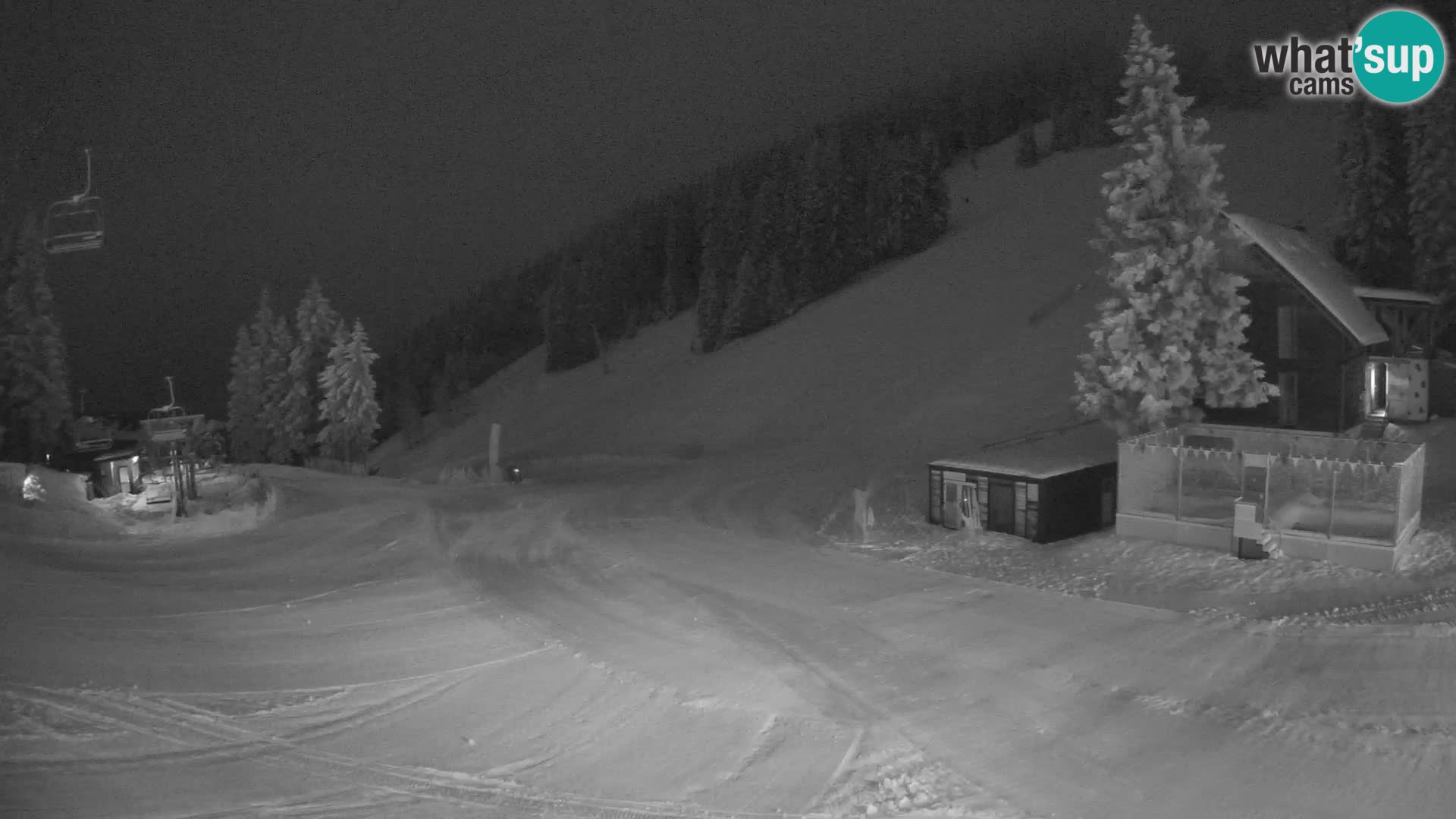 GOLTE Ski resort live webcam – view to Medvedjak – Slovenia