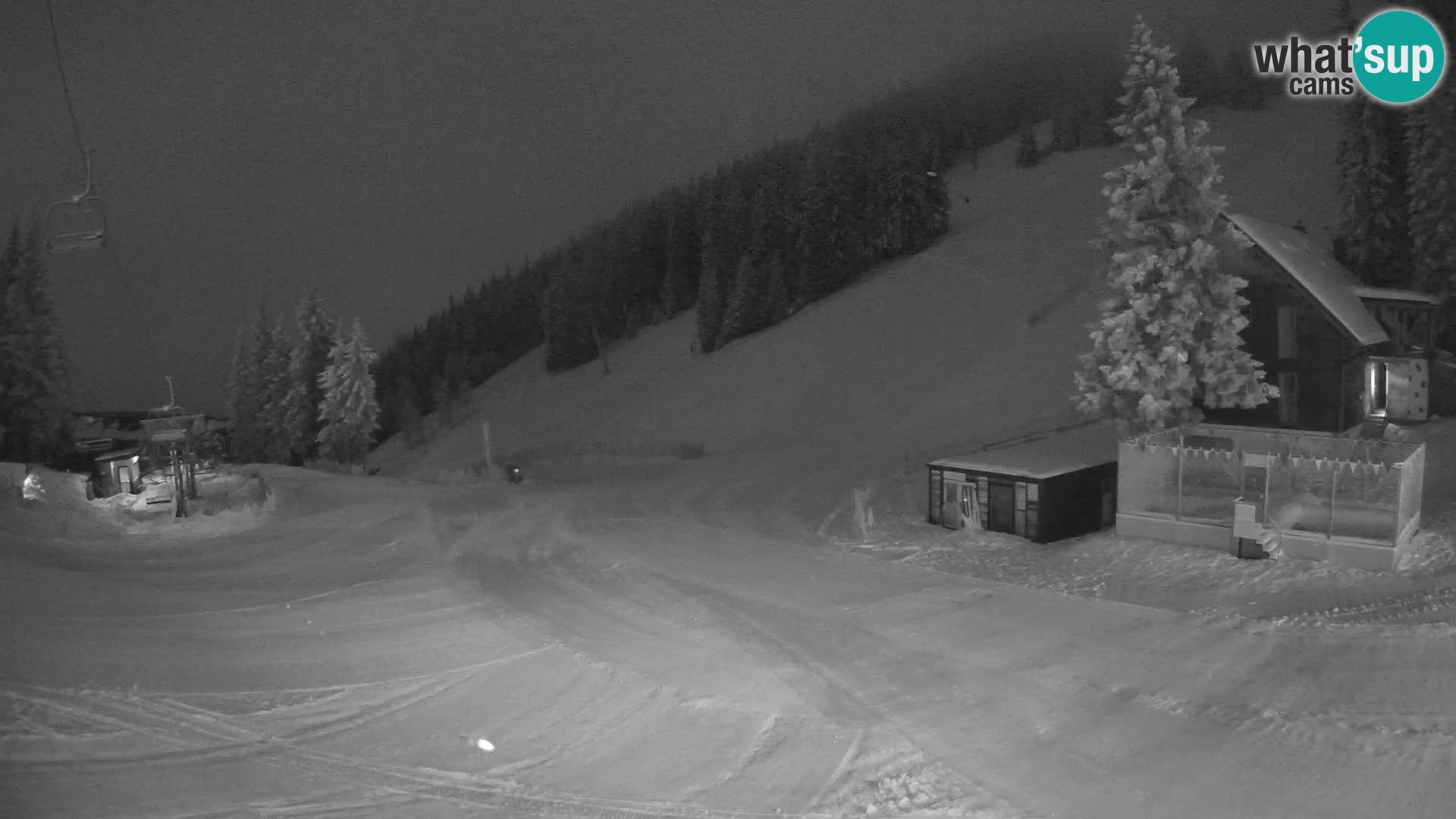 GOLTE skijalište web kamera – pogled na Medvedjak – Slovenija