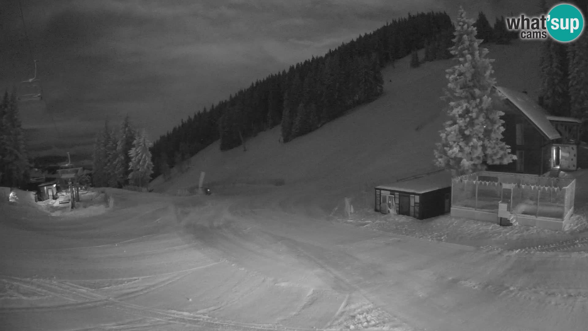 GOLTE Ski resort live webcam – view to Medvedjak – Slovenia