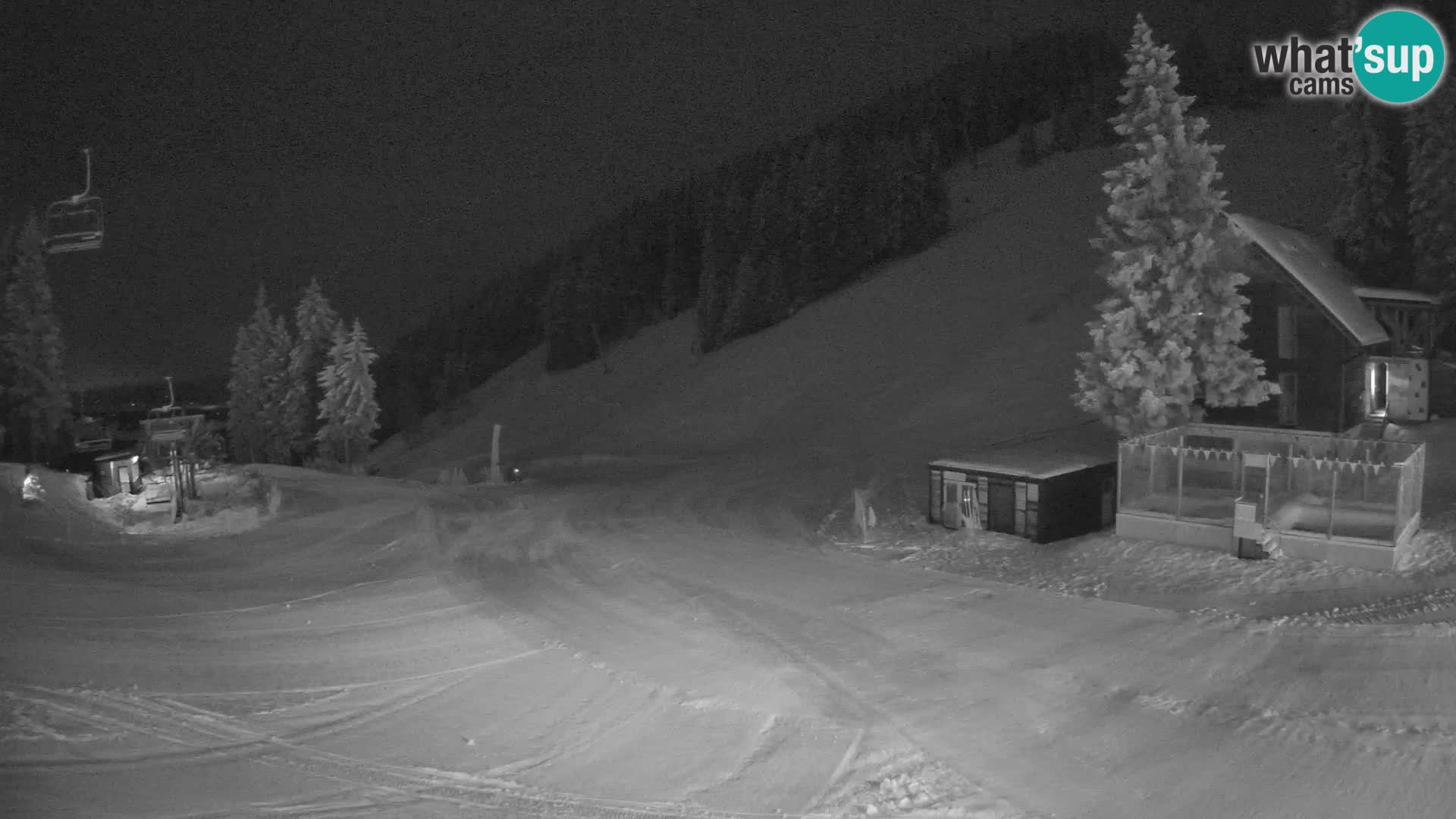 Cámara web en vivo de la estación de esquí GOLTE – vista a Medvedjak – Eslovenia