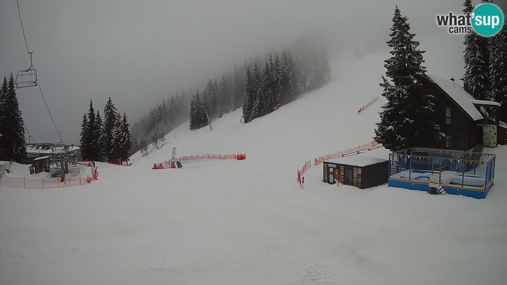 Webcam en direct de la station de ski de GOLTE – vue sur Medvedjak – Slovénie