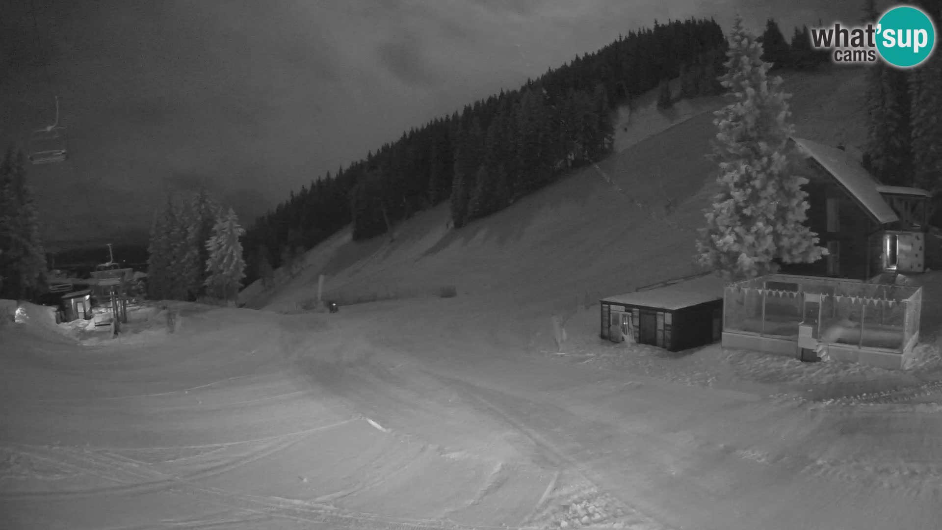 Webcam en direct de la station de ski de GOLTE – vue sur Medvedjak – Slovénie