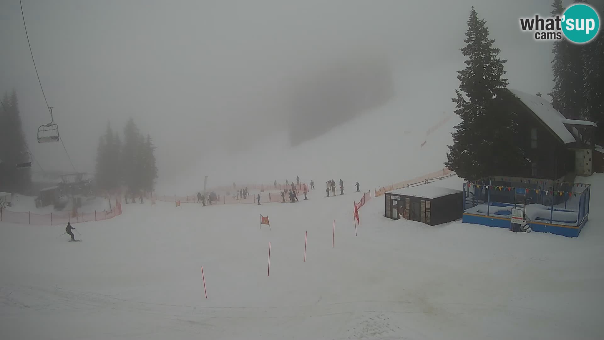 GOLTE Ski resort live webcam – view to Medvedjak – Slovenia