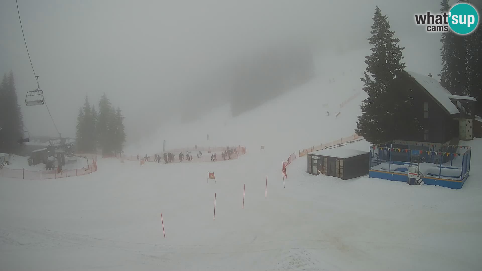 GOLTE Ski resort live webcam – view to Medvedjak – Slovenia