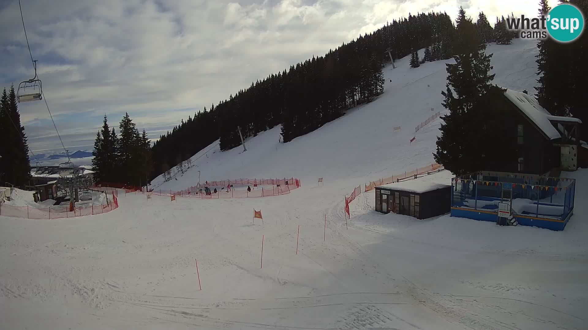 GOLTE Ski resort live webcam – view to Medvedjak – Slovenia