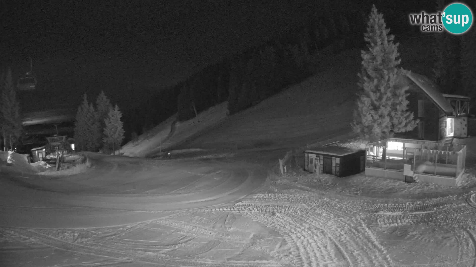 GOLTE Ski resort live webcam – view to Medvedjak – Slovenia