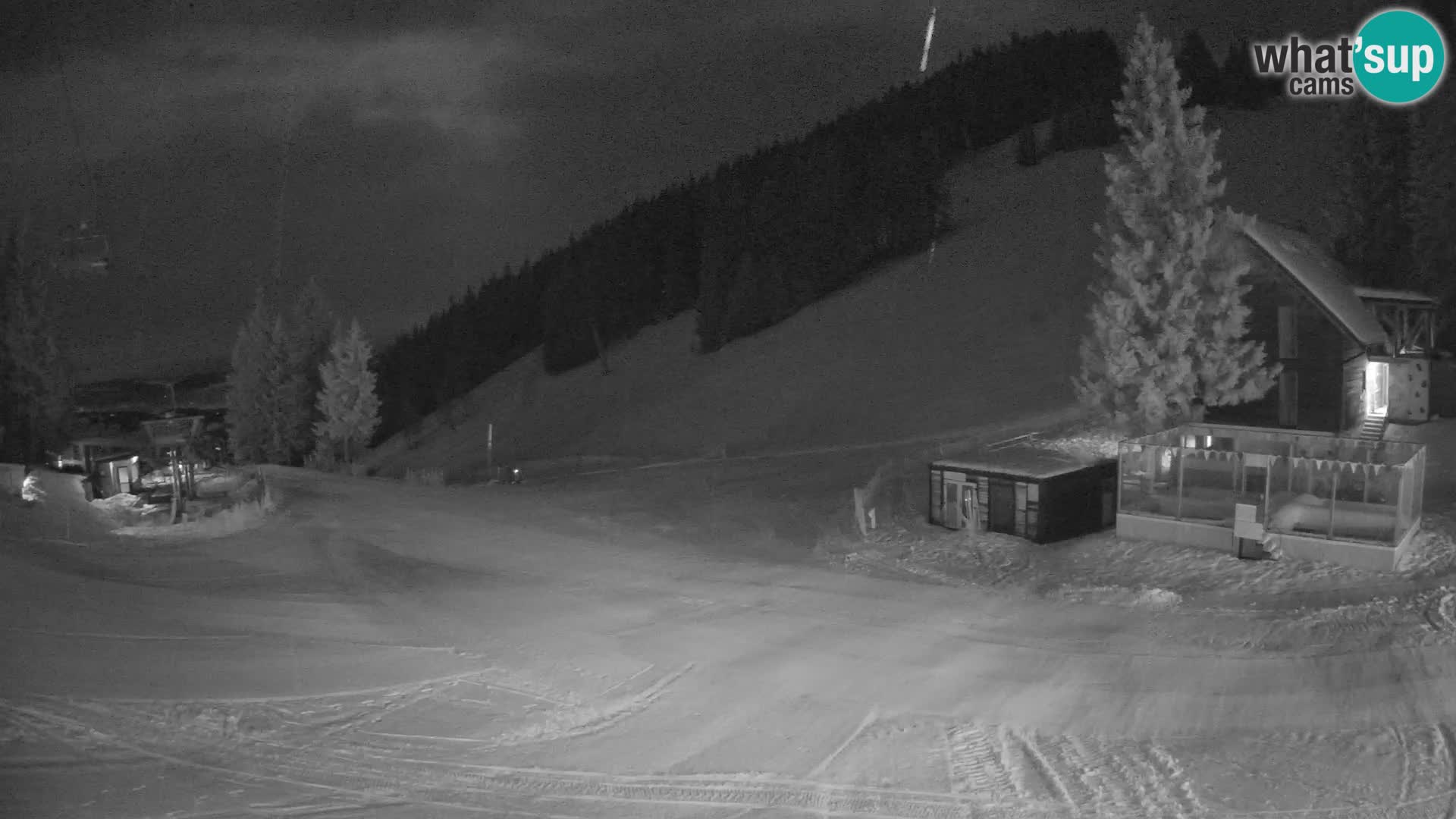 Cámara web en vivo de la estación de esquí GOLTE – vista a Medvedjak – Eslovenia