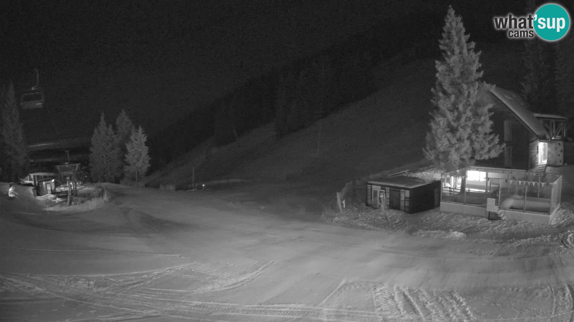 GOLTE Ski resort live webcam – view to Medvedjak – Slovenia